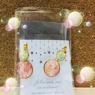 ハンドメイドピアス