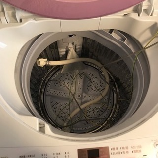 2017年製SHARP保証付〜2022年まで【洗濯機SHARP ES-GE6A-P】の画像