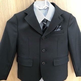 キッズ 子供服 スーツ 七五三 サイズ110センチ 17センチローファー付きの画像