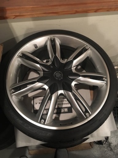 KONIG ホイール 4穴 マルチ 18インチ！スタッドレスタイヤおまけつき！