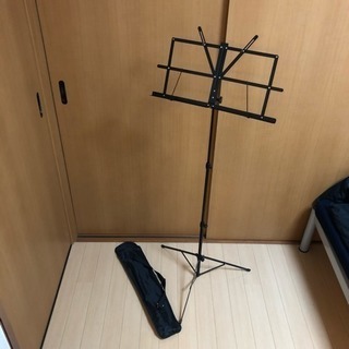 折りたたみ譜面台 (持ち運びケース付)