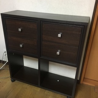 (美品)パーティションシェルフ(引出し付き)