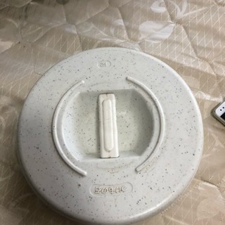 ダンベル代わりに使っていた漬物石ですの画像