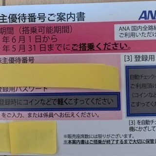 ANA株主優待券