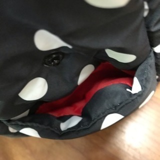 コロンとかわいい水玉バック ポケットがたくさん付いていて便利ですの画像