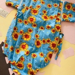 新品✩*॰¨̮ディズニー甚平ロンパースの画像
