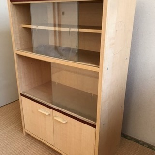 【あげます】ライスチェスト・小さい食器棚・台の画像