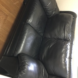 イタリア製 本革ソファー(レザートリートメントセット)の画像