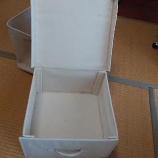 無印帆布製ボックス他の画像