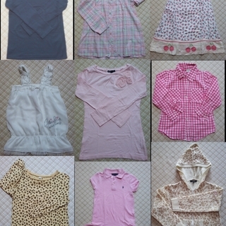 女児服　130サイズ　38点まとめ売りの画像
