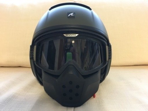 シャーク  ジェットヘルメット  ゴーグル&マスク付き  Lサイズ