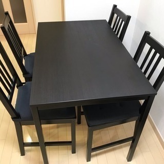 【美品】IKEAダイニングテーブルセットの画像