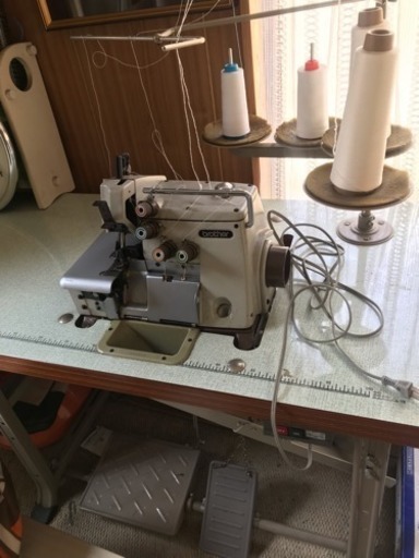 アンティーク足踏み電動ミシン