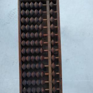 🎯値下げ⤵そろばん 骨董品 5玉13桁の画像
