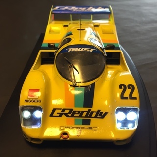 ポルシェ９６２C　電飾プラモデル（完成品）