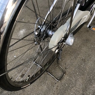 お取引中電動自転車  シルバー パナソニック 26インチ エコナビ
