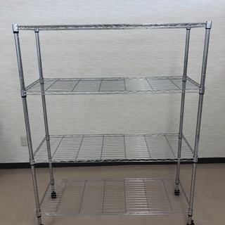 メタルラック４段　幅120×奥行46×高さ150㎝ ３台あります