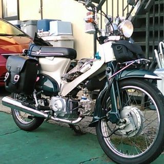 ホンダ　スーパーカブ　７０改　バーハンドル　フルカスタム　セル付...