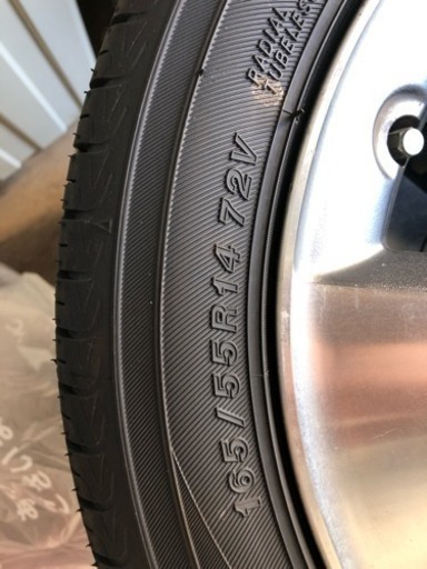 ヨコハマ ブルーアース ノーマルタイヤ美品  ホンダ純正ホイール付き