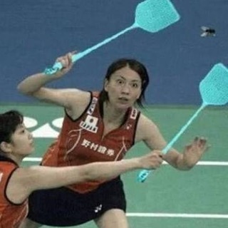 バ↑ド↓ミントンサークルをやりますねぇ！