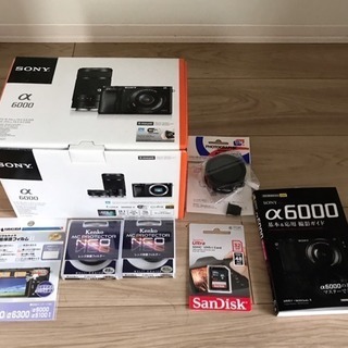 【新品】SONY α6000ズームレンズキット オマケ多数