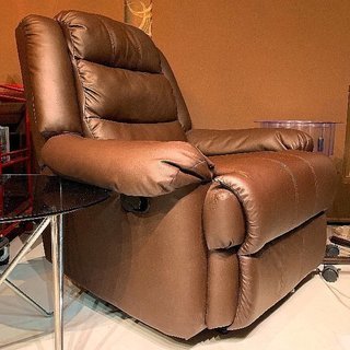リクライニングチェア 兼 ベッド　　ネイル・まつエク・まつ毛エクステ・エステ等に　シフォンジュニア ブラウンの画像