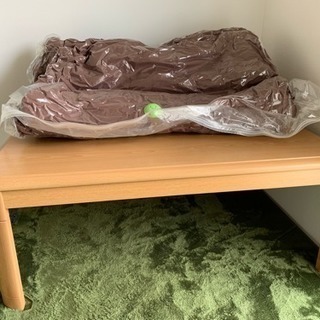 美品 こたつ 炬燵 掛け布団付き 折脚 折りたたみこたつ