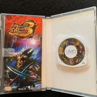 PSP ゲームソフト モンハン2・3 セットの画像