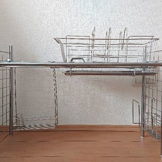 水切りラック シンク奥の画像