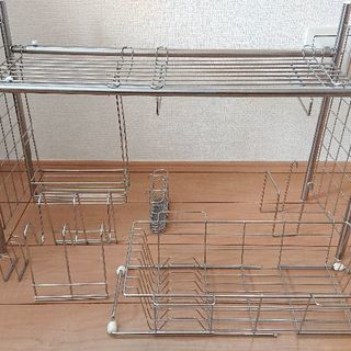 水切りラック シンク奥の画像