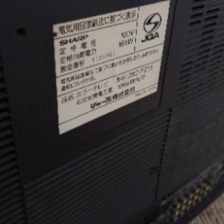 シャープ　ブラウン管テレビの画像