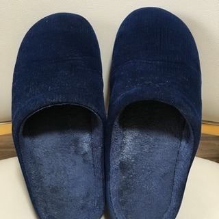 ユニクロ   ルームシューズ   レディースM   ネイビー