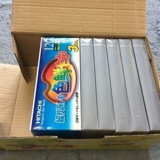 ビデオテープ 未使用品 あげます！
