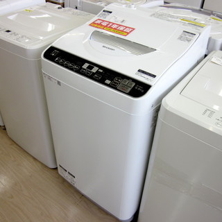 安心の1年保証付！2018年製5.5kgSHARP(シャープ)「ES-TX5TC-W」全自動洗濯機です！