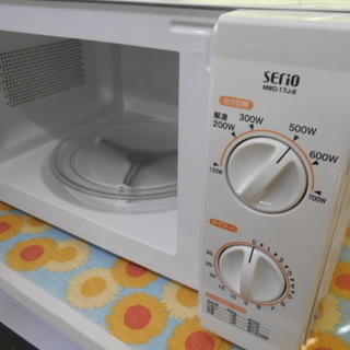 SERIO電子レンジ　中古品（2012年製）　ＮＷＯ-17Ｊ-6（Ｗ）100V（株式会社ミュージーコーポレーション）　の画像