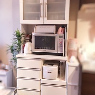 ニトリ キッチンボード 定価5万 クリスナ 80KB WH