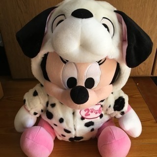 ミニーマウス×101匹わんちゃんぬいぐるみの画像