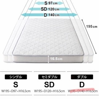 ダブルベット マットレス付き  26日まで、引き取り限定の画像