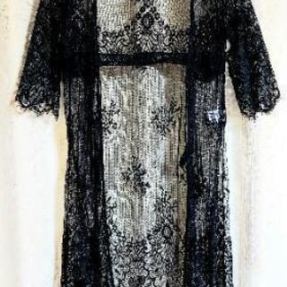 🈹【中古】レースロングカーディガン