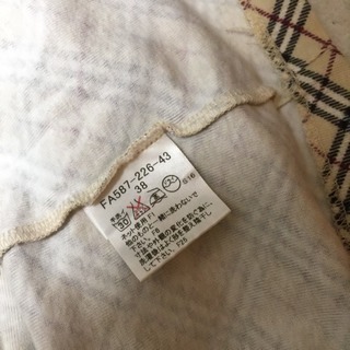 バーバリーブルーレーベル Burberry  London サイズ38 バーバリーチェックの画像