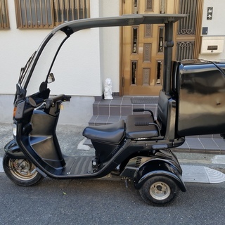 側車付き軽二輪　ジャイロキャノピー　トライク　68cc　二人乗り可能　タンデム　マロッシ　ボアアップ済みの画像