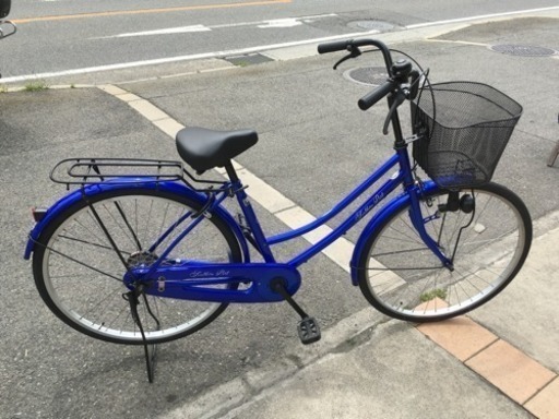 整備済　軽快車 　２６インチ　ブルー