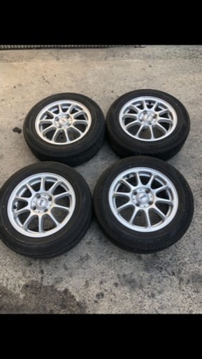 14インチアルミ 175/65R14 4本セット 溝有り！