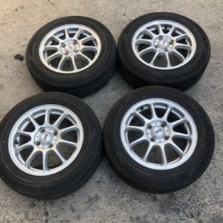 14インチアルミ 175/65R14 4本セット 溝有り！