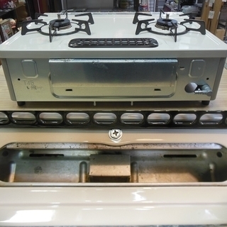 【販売終了しました。ありがとうございます。】Rinnai　LPガス　ガスコンロ　KGM562BEL　2015年製　中古品の画像