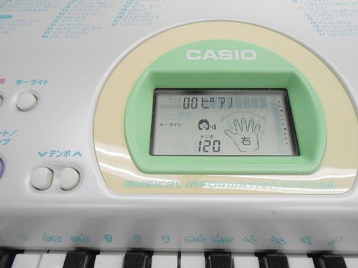 CASIO カシオ 電子キーボード LK-102 光ナビキーボード  ピアノ ☆ PayPay(ペイペイ)決済可能 ☆ 札幌市 清田区 平岡
