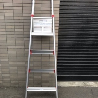 409☆　美品　長谷川工業　アルミ上枠付踏台 サルボ SRA-1...