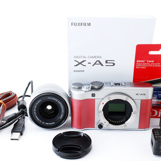 Fujifilm X-A5 ピンク レンズキット☆極上美品☆小型・軽量ボディ