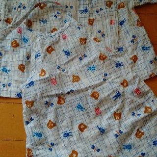 子供　ミキハウス　ほっとびすけっつ　甚平ロンパース
