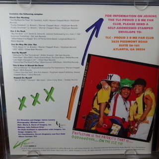 TLC on the Tlc Tip 1992年　１stアルバムの画像